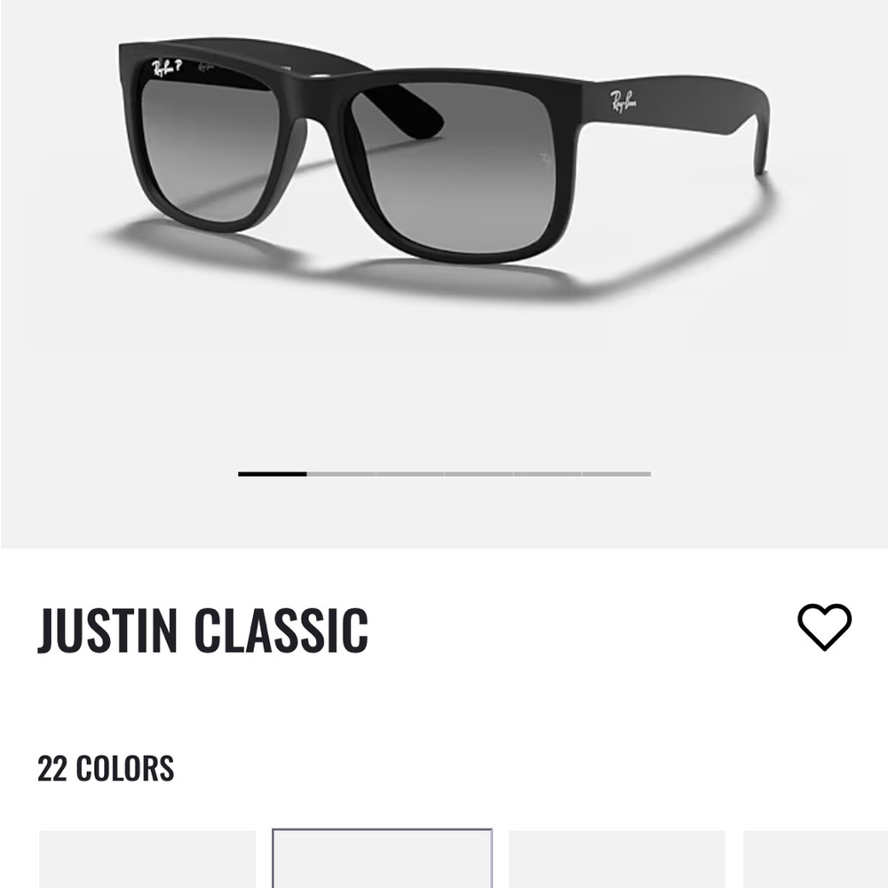 Ray-Ban Black Gradient Sunglasses